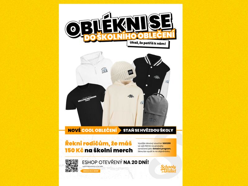 Originální školní merch!