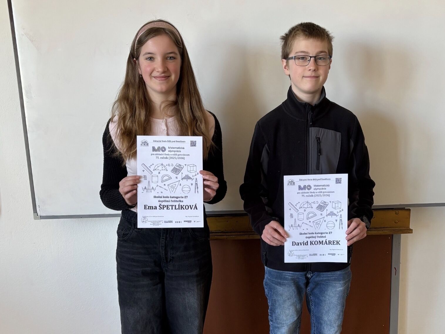Úspěch v matematické olympiádě 