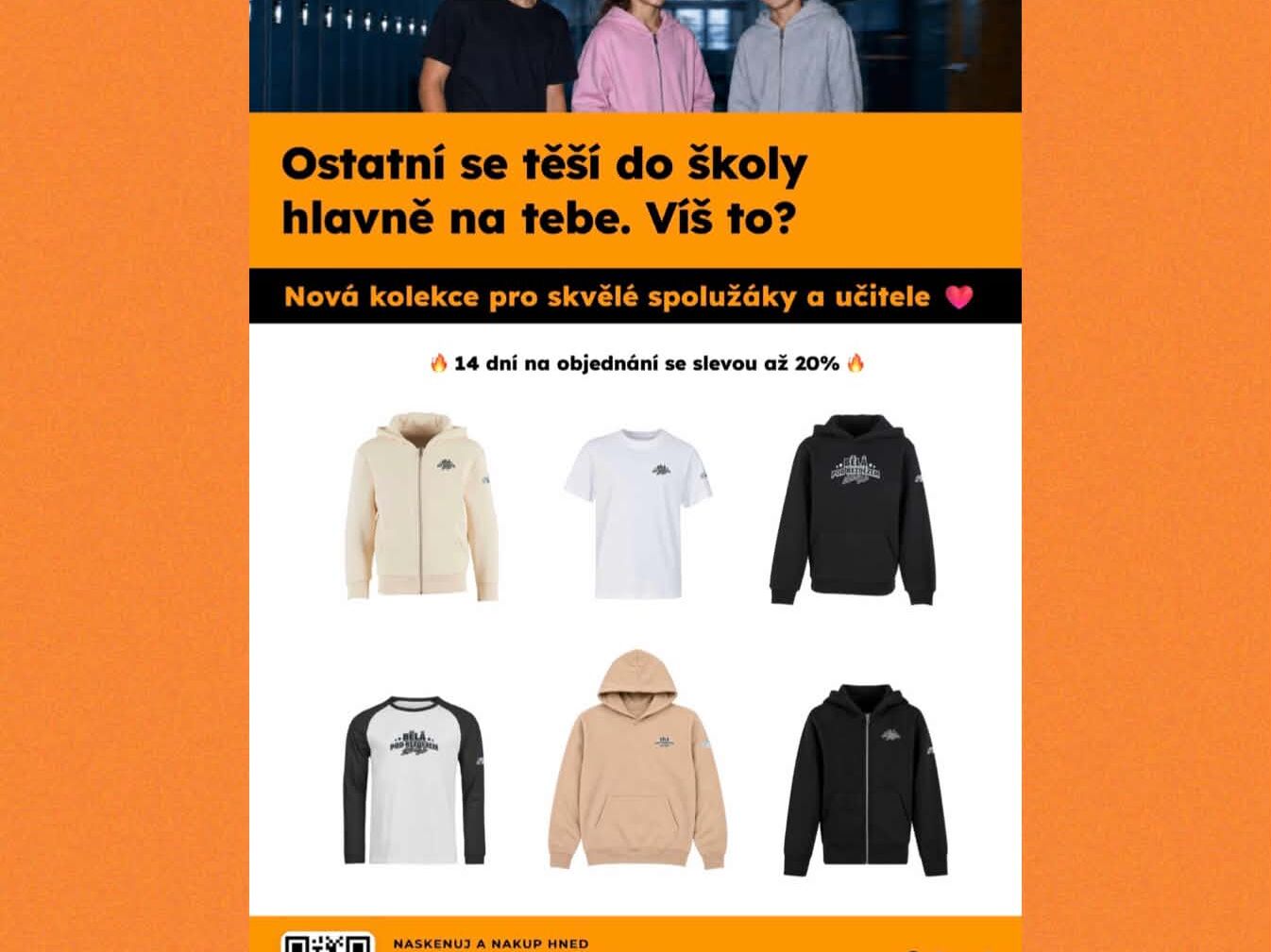 Školní merch je opět k dispozici!